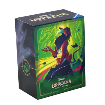 Deck Box Disney Lorcana - Azurite Sea - Scar - p/ 80 cards