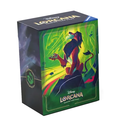 Deck Box Disney Lorcana - Azurite Sea - Scar - p/ 80 cards Deck Box Disney Lorcana - Azurite Sea - Scar - p/ 80 cards