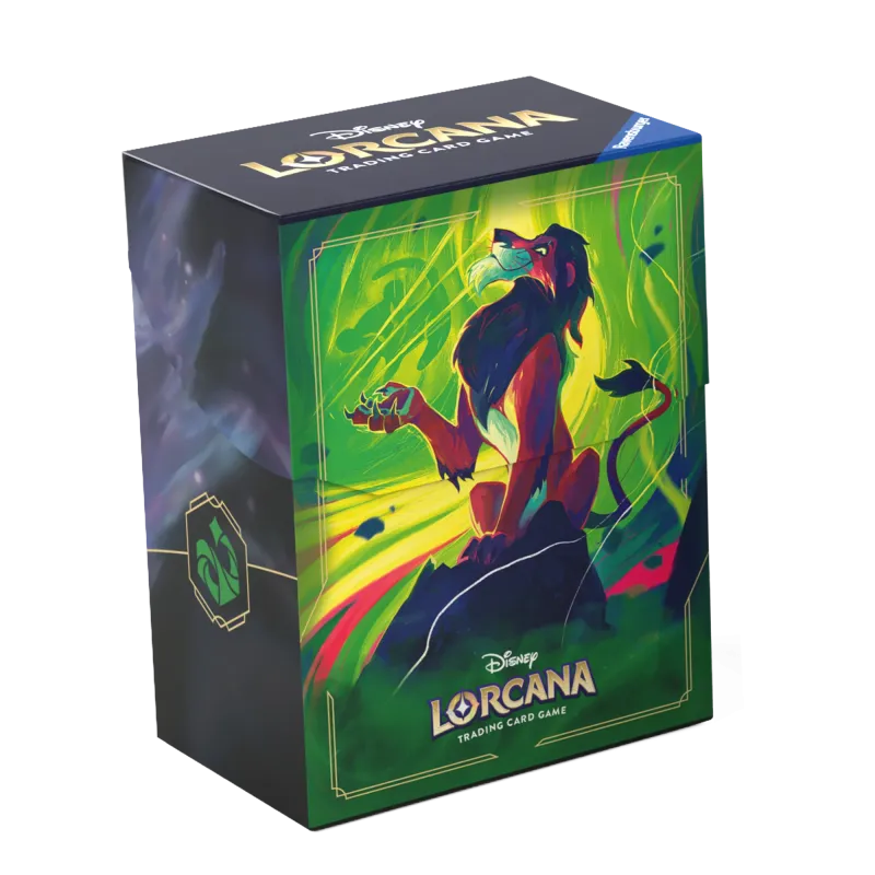 Deck Box Disney Lorcana - Azurite Sea - Scar - p/ 80 cards Deck Box Disney Lorcana - Azurite Sea - Scar - p/ 80 cards