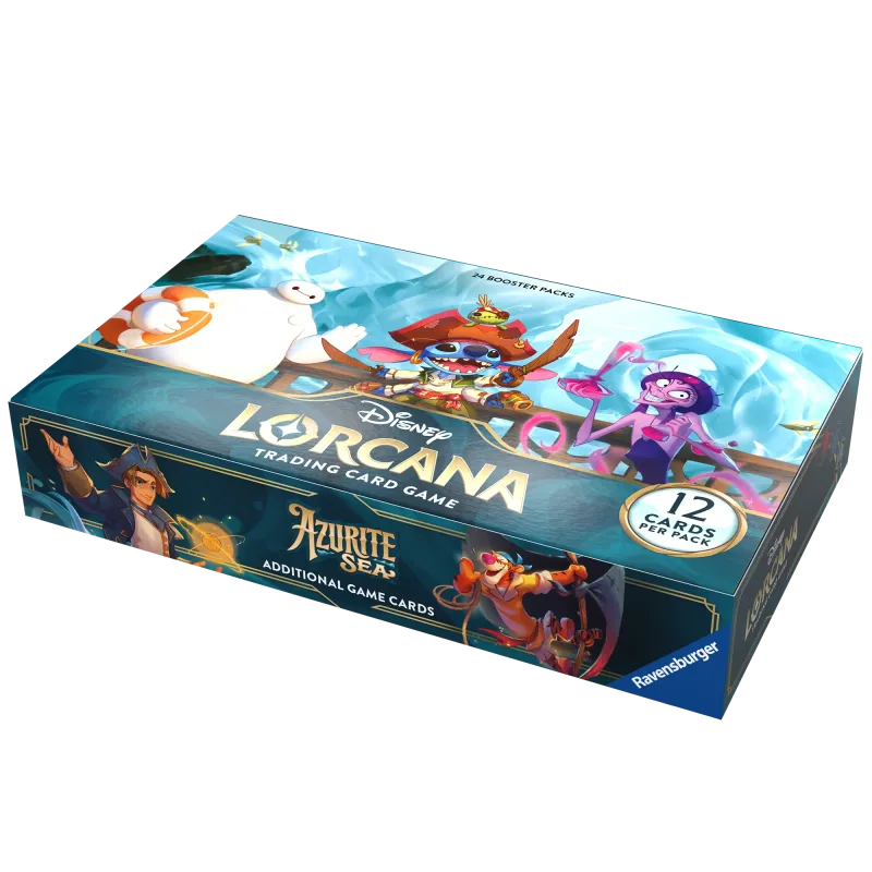 Disney Lorcana - Azurite Sea - Booster Box (inglês) Disney Lorcana - Azurite Sea - Booster Box (inglês)