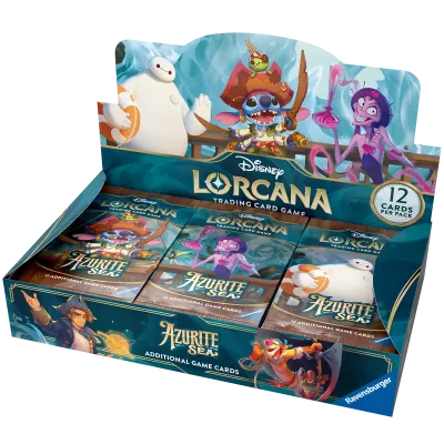 Disney Lorcana - Azurite Sea - Booster Box (inglês) Disney Lorcana - Azurite Sea - Booster Box (inglês)