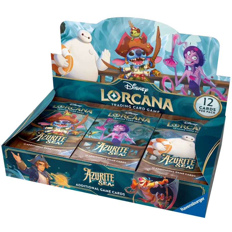 Disney Lorcana - Azurite Sea - Booster Box (inglês) Disney Lorcana - Azurite Sea - Booster Box (inglês)
