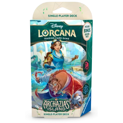 Disney Lorcana - Archazia’s Island - Deck - Emerald & Sapphire (inglês)