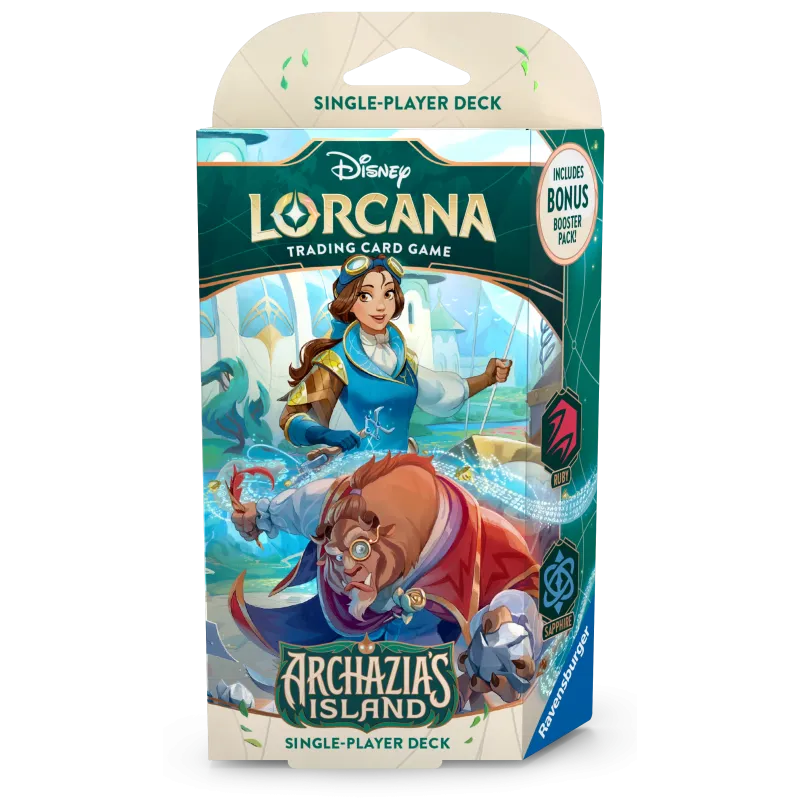 Disney Lorcana - Archazia’s Island - Deck - Emerald & Sapphire (inglês)
