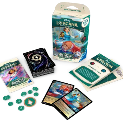 Disney Lorcana - Archazia’s Island - Deck - Emerald & Sapphire (inglês) Disney Lorcana - Archazia’s Island - Deck - Emerald & Sapphire (inglês)