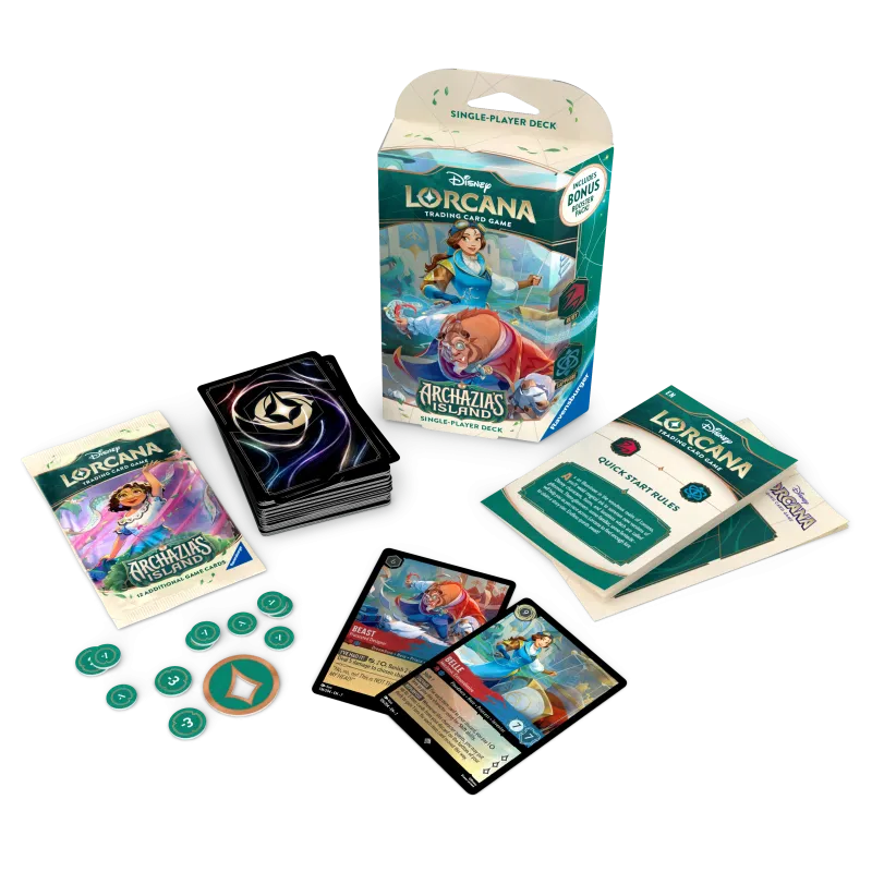 Disney Lorcana - Archazia’s Island - Deck - Emerald & Sapphire (inglês)
