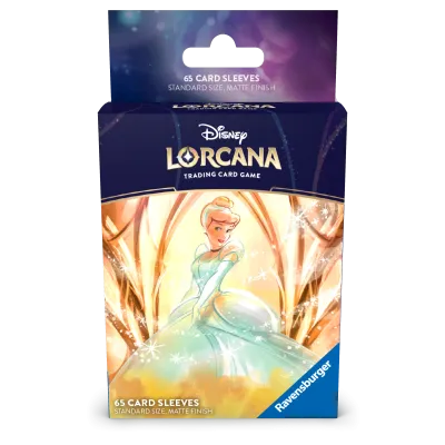 Protetor de Cartas 66mm x 91mm (Padrão) Disney Lorcana - Archazia's Island - Cinderella