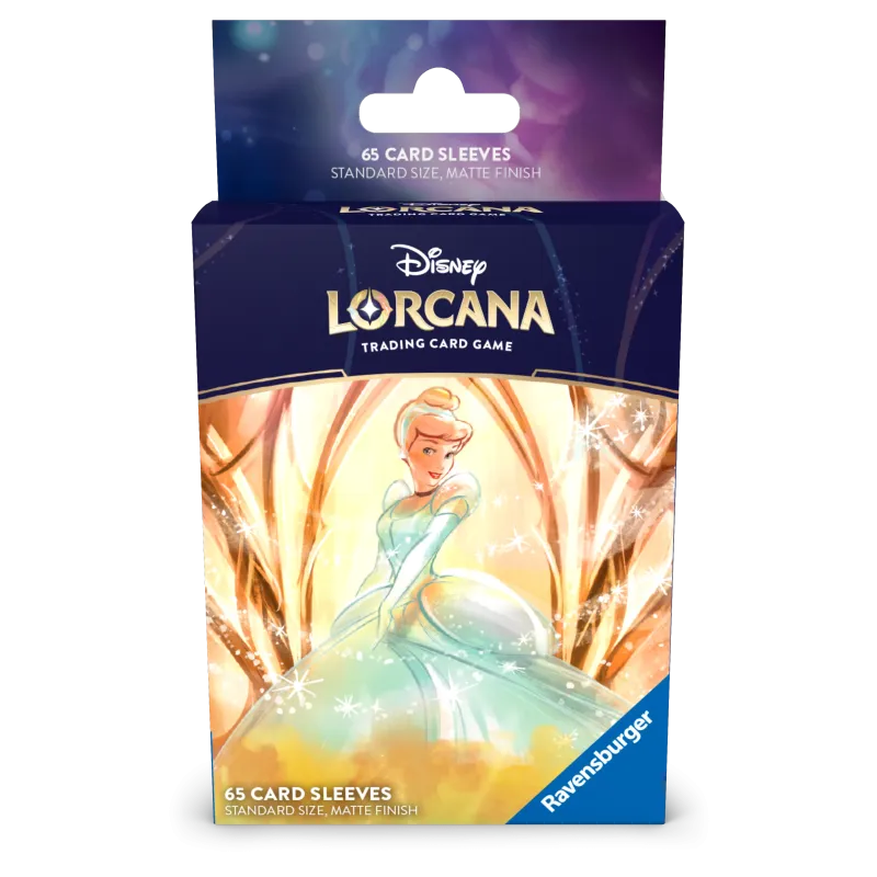 Protetor de Cartas 66mm x 91mm (Padrão) Disney Lorcana - Archazia's Island - Cinderella