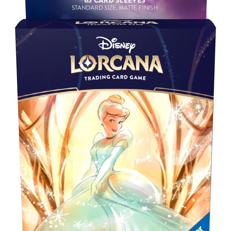 Protetor de Cartas 66mm x 91mm (Padrão) Disney Lorcana - Archazia's Island - Cinderella