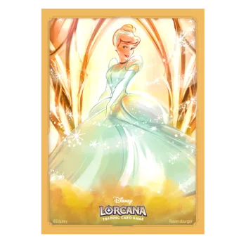 Protetor de Cartas 66mm x 91mm (Padrão) Disney Lorcana - Archazia's Island - Cinderella