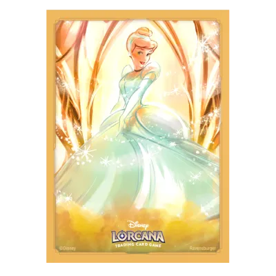 Protetor de Cartas 66mm x 91mm (Padrão) Disney Lorcana - Archazia's Island - Cinderella