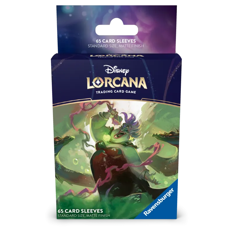 Protetor de Cartas 66mm x 91mm (Padrão) Disney Lorcana - Archazia's Island - Ursula