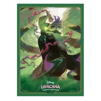 Protetor de Cartas 66mm x 91mm (Padrão) Disney Lorcana - Archazia's Island - Ursula