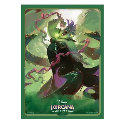 Protetor de Cartas 66mm x 91mm (Padrão) Disney Lorcana - Archazia's Island - Ursula