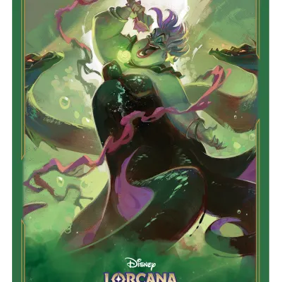 Protetor de Cartas 66mm x 91mm (Padrão) Disney Lorcana - Archazia's Island - Ursula