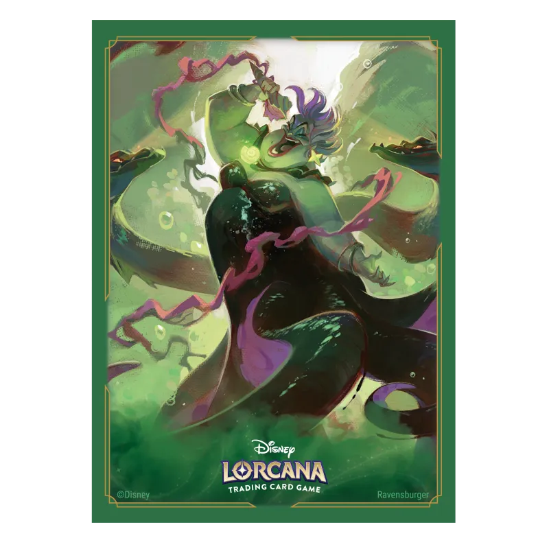 Protetor de Cartas 66mm x 91mm (Padrão) Disney Lorcana - Archazia's Island - Ursula