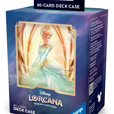 Deck Box Disney Lorcana - Archazia's Island - Cinderella - p/ 80 cards