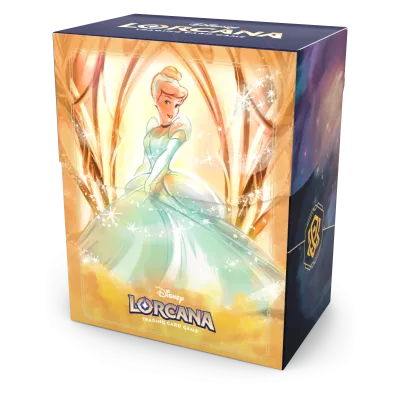 Deck Box Disney Lorcana - Archazia's Island - Cinderella - p/ 80 cards