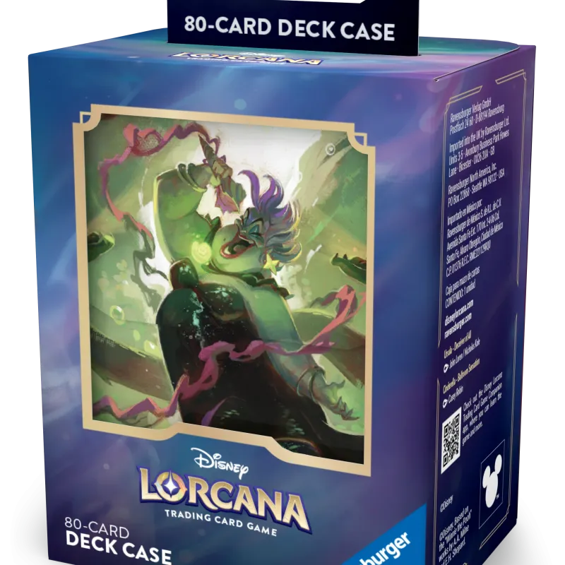 Deck Box Disney Lorcana - Archazia's Island - Ursula - p/ 80 cards Deck Box Disney Lorcana - Archazia's Island - Ursula - p/ 80 cards