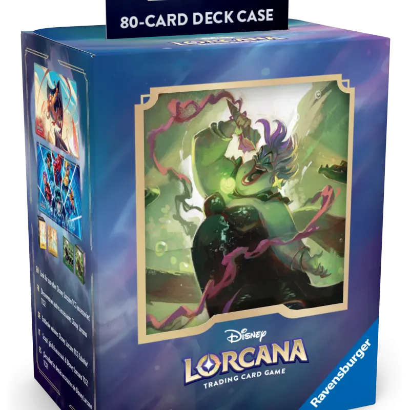 Deck Box Disney Lorcana - Archazia's Island - Ursula - p/ 80 cards Deck Box Disney Lorcana - Archazia's Island - Ursula - p/ 80 cards