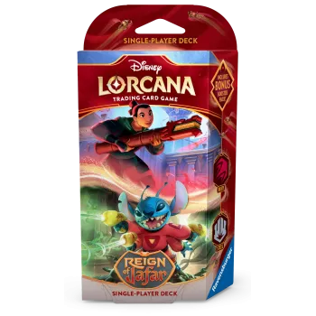 Disney Lorcana - Reign of Jafar - Deck - Ruby  & Steel (inglês)
