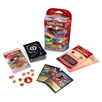 Disney Lorcana - Reign of Jafar - Deck - Ruby  & Steel (inglês)