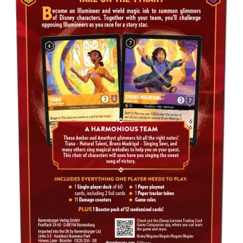Disney Lorcana - Reign of Jafar - Deck - Amber & Amethyst (inglês)