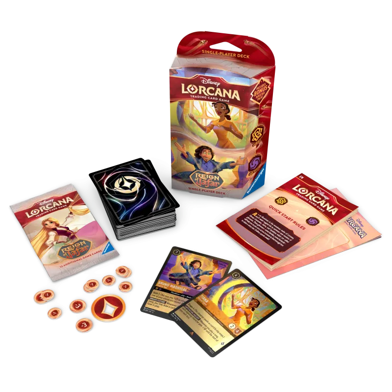 Disney Lorcana - Reign of Jafar - Deck - Amber & Amethyst (inglês)