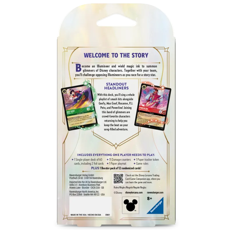 Disney Lorcana - Fabled - Deck - Emerald & Ruby (inglês)