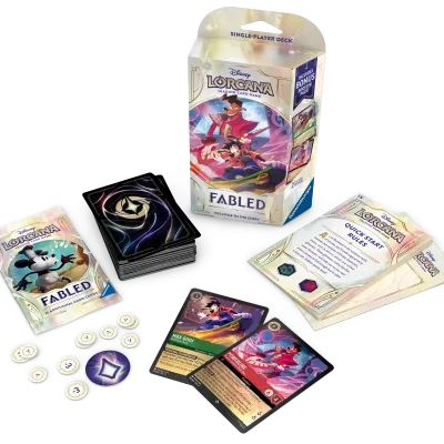 Disney Lorcana - Fabled - Deck - Emerald & Ruby (inglês) Disney Lorcana - Fabled - Deck - Emerald & Ruby (inglês)