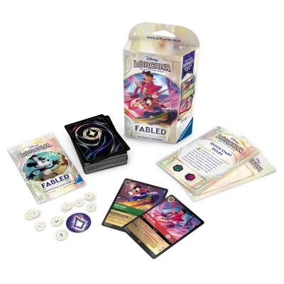 Disney Lorcana - Fabled - Deck - Emerald & Ruby (inglês)