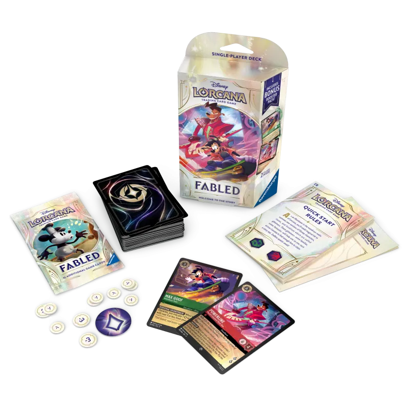 Disney Lorcana - Fabled - Deck - Emerald & Ruby (inglês)