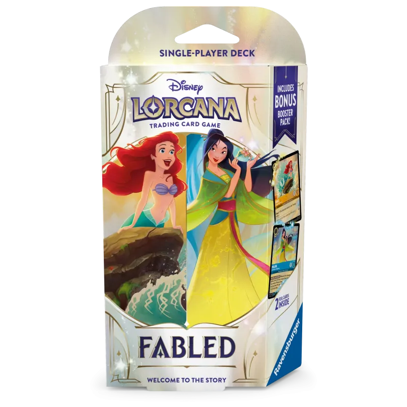 Disney Lorcana - Fabled - Deck - Amber & Sapphire (inglês)