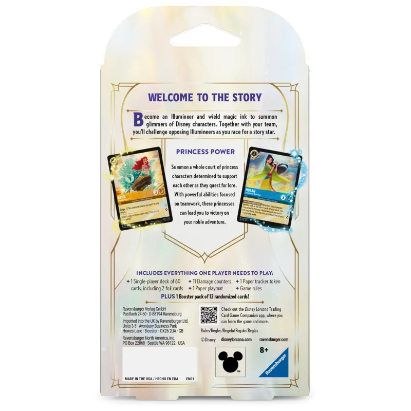 Disney Lorcana - Fabled - Deck - Amber & Sapphire (inglês)