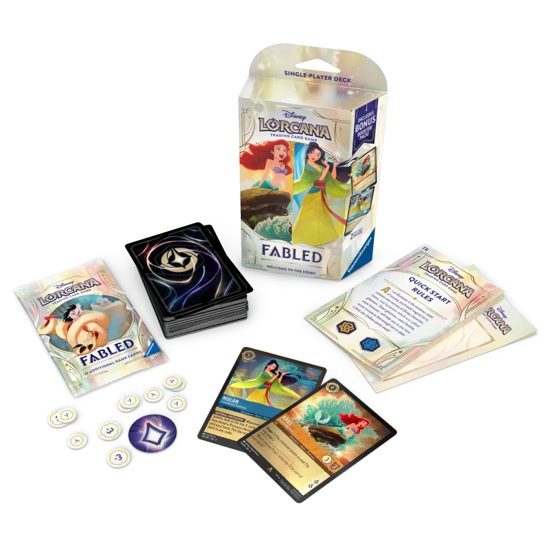 Disney Lorcana - Fabled - Deck - Amber & Sapphire (inglês)