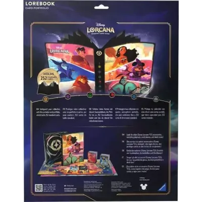 Portfólio 18 bolsos 14 folhas Disney Lorcana - Nicholas Kole