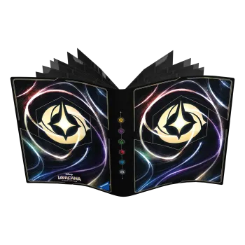 Portfólio 18 bolsos 14 folhas Disney Lorcana - Fundo de Carta