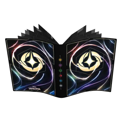 Portfólio 18 bolsos 14 folhas Disney Lorcana - Fundo de Carta Portfólio 18 bolsos 14 folhas Disney Lorcana - Fundo de Carta