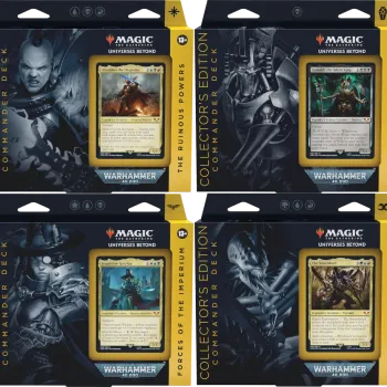 Magic - Warhammer 40k - Kit 4 Decks de Commander Collector's Edition em Inglês (Previsão de Envio 07/10/2022) 