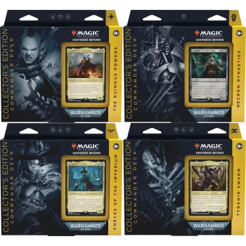 Magic - Warhammer 40k - Kit 4 Decks de Commander Collector's Edition em Inglês (Previsão de Envio 07/10/2022) 