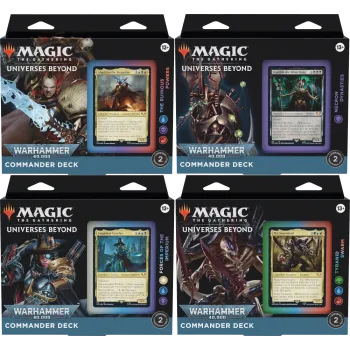Magic - Warhammer 40k - Kit 4 Decks de Commander em Português (Previsão de Envio 07/10/2022) 
