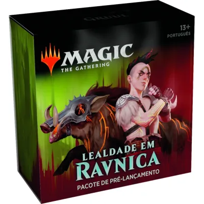 Magic - Lealdade em Ravnica - Kit 5 Pacotes de Pré Lançamento