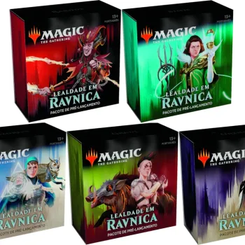 Magic - Lealdade em Ravnica - Kit 5 Pacotes de Pré Lançamento