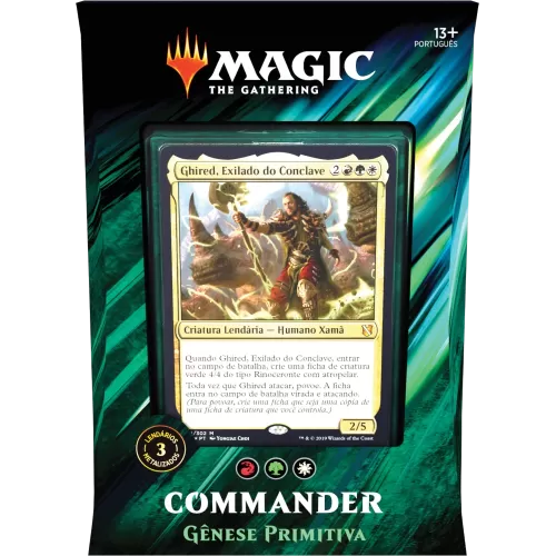 Magic - Commander 2019 - Gênese Primitiva
