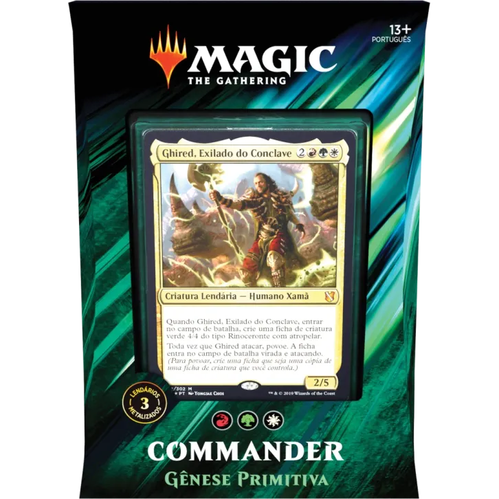 Magic - Commander 2019 - Deck Gênese Primitiva
