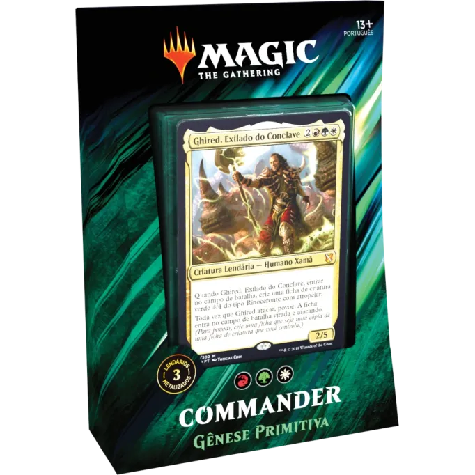 Magic - Commander 2019 - Deck Gênese Primitiva