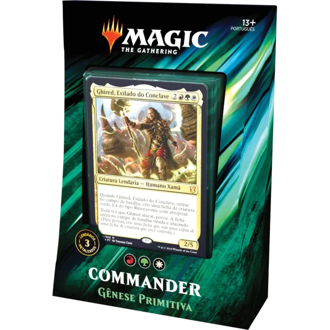 Magic - Commander 2019 - Deck Gênese Primitiva