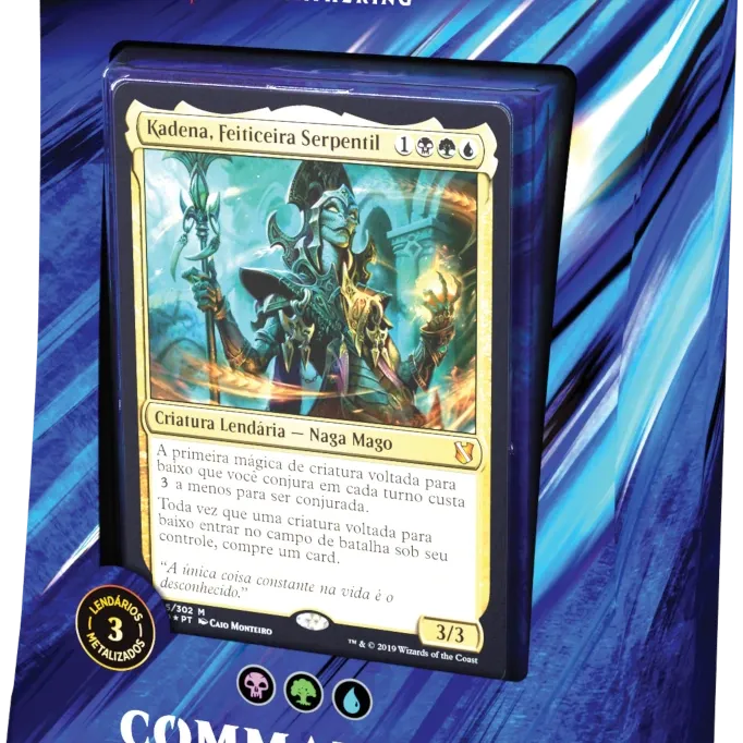 Magic - Commander 2019 - Ameaça Sem Rosto Magic - Commander 2019 - Ameaça Sem Rosto