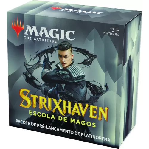 Magic - Strixhaven: Escola de Magos - Kit de Pré Lançamento Platinopena (previsão de Envio 16/04/21)