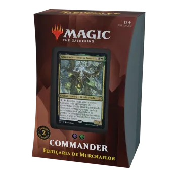 Magic - Strixhaven: Escola de Magos Commander - Feitiçaria de Murchaflor em Português